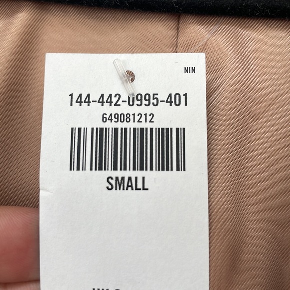 Tan belted wool blend jacket never worn - Picture 4 of 4